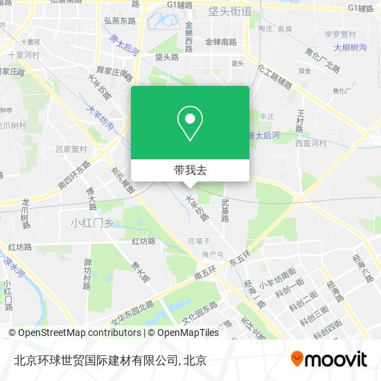 北京环球世贸国际建材有限公司地图