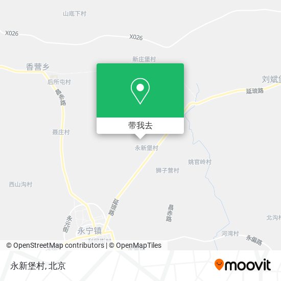 永新堡村地图