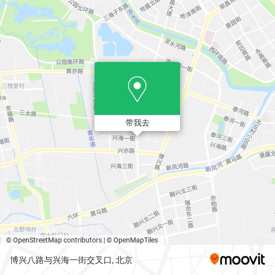 博兴八路与兴海一街交叉口地图
