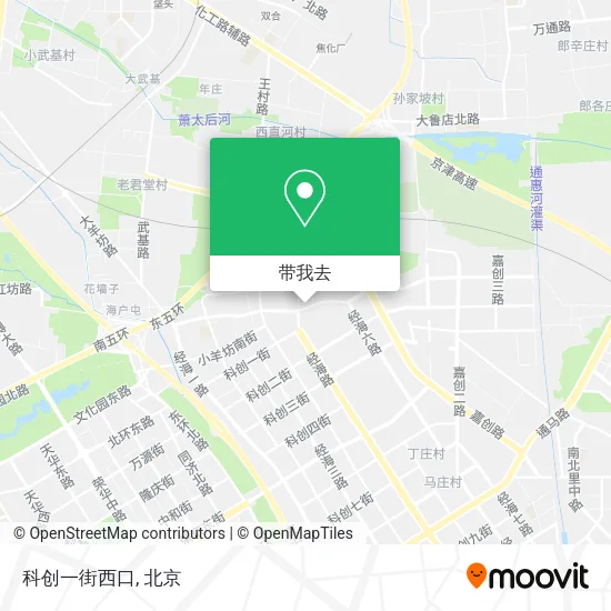 科创一街西口地图