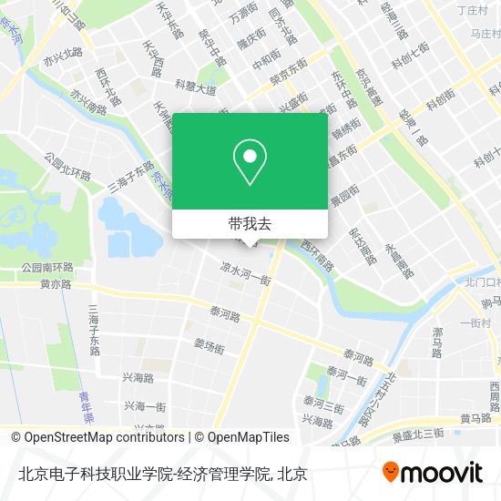 北京电子科技职业学院-经济管理学院地图