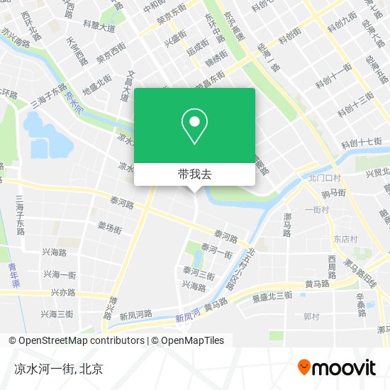 凉水河一街地图