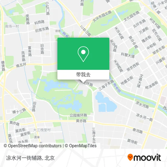凉水河一街辅路地图