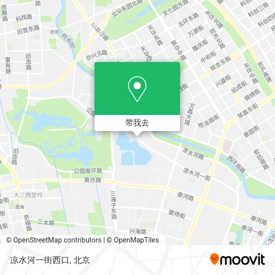 凉水河一街西口地图