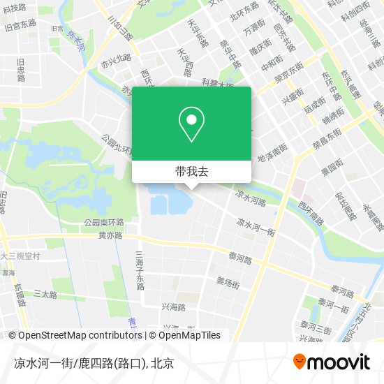 凉水河一街/鹿四路(路口)地图