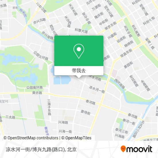 凉水河一街/博兴九路(路口)地图