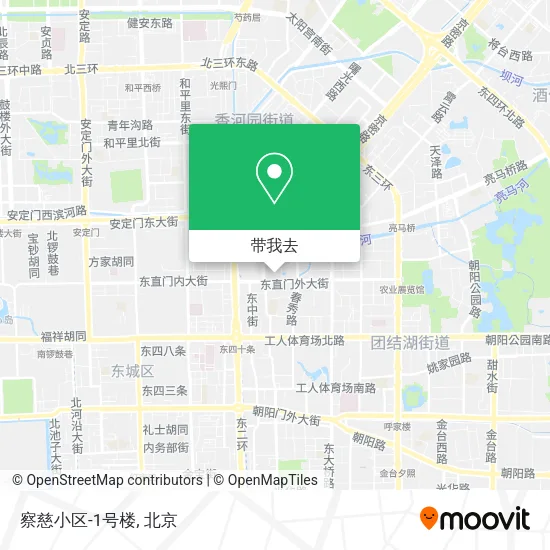 察慈小区-1号楼地图