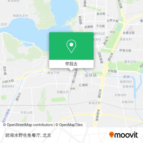 碧湖水野生鱼餐厅地图