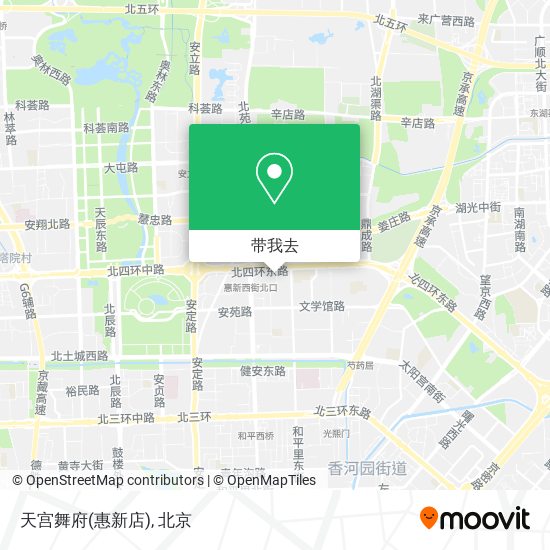 天宫舞府(惠新店)地图