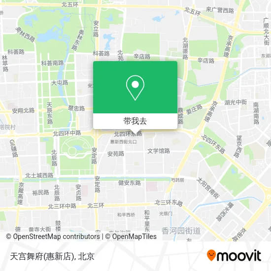 天宫舞府(惠新店)地图