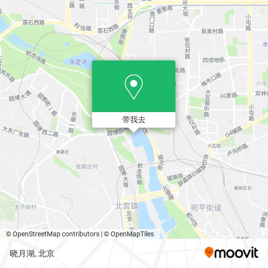 晓月湖地图