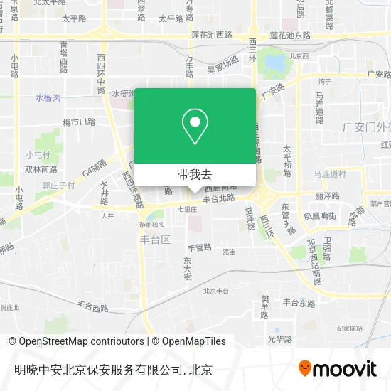 明晓中安北京保安服务有限公司地图