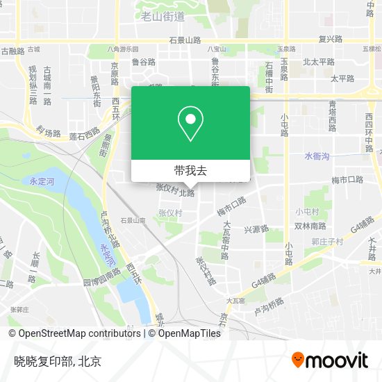 晓晓复印部地图