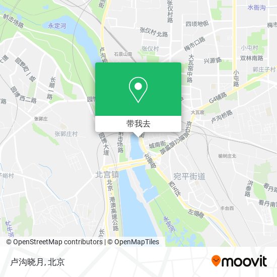 卢沟晓月地图