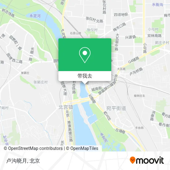 卢沟晓月地图