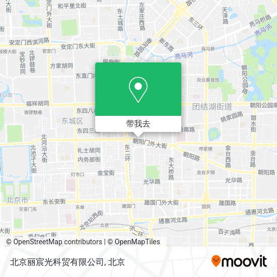 北京丽宸光科贸有限公司地图