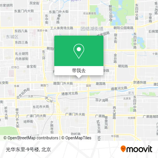 光华东里-9号楼地图