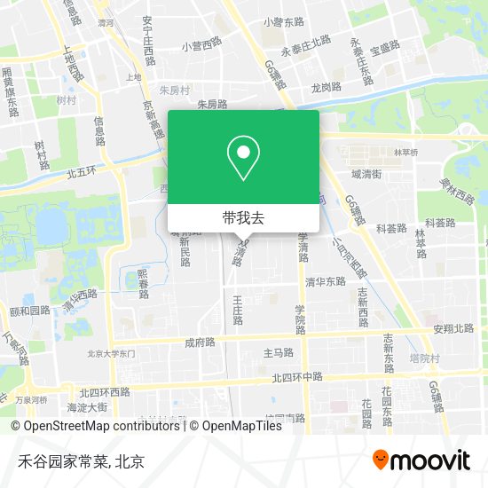 禾谷园家常菜地图