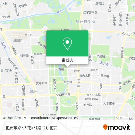 北辰东路/大屯路(路口)地图