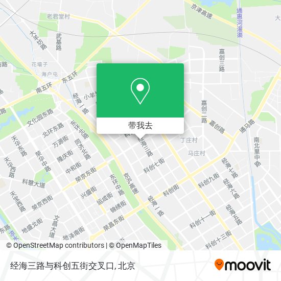 经海三路与科创五街交叉口地图