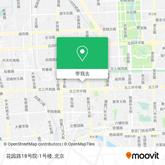花园路18号院-1号楼地图