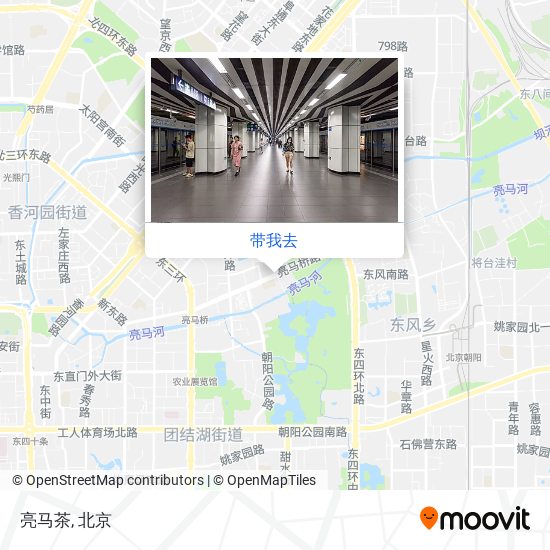 亮马茶地图