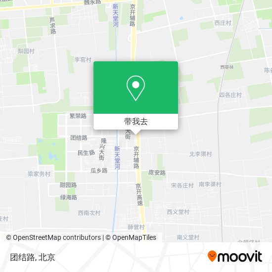 团结路地图