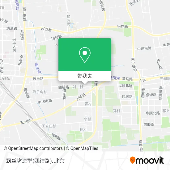飘丝坊造型(团结路)地图