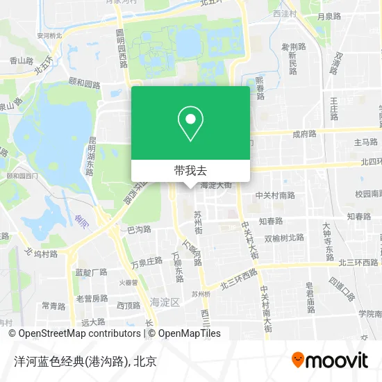 洋河蓝色经典(港沟路)地图