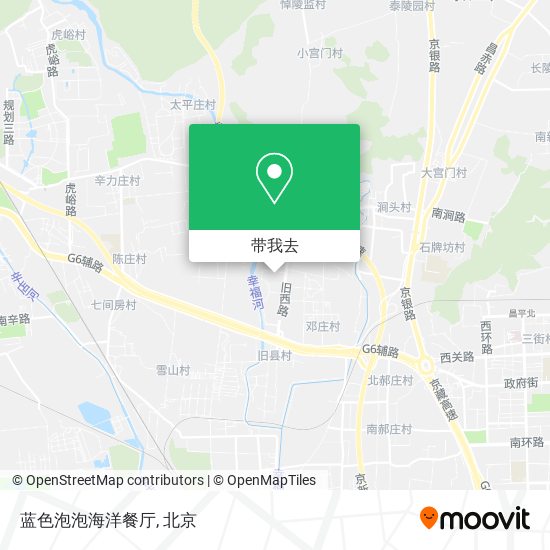 蓝色泡泡海洋餐厅地图