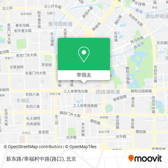 新东路/幸福村中路(路口)地图