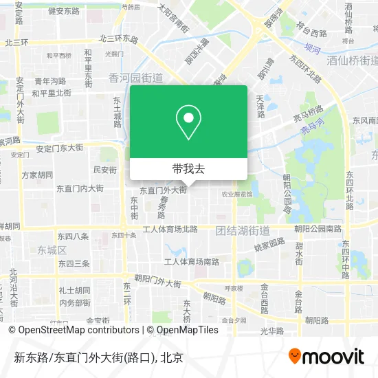 新东路/东直门外大街(路口)地图
