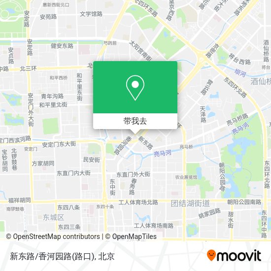 新东路/香河园路(路口)地图