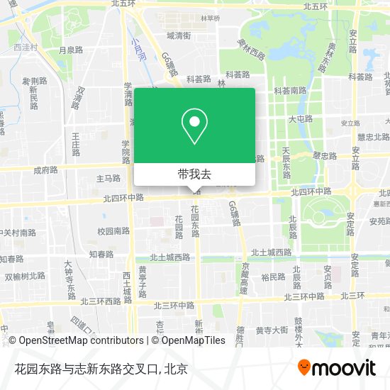 花园东路与志新东路交叉口地图