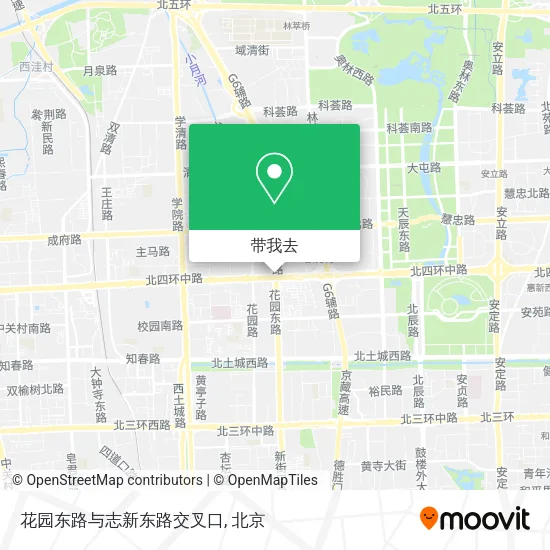 花园东路与志新东路交叉口地图