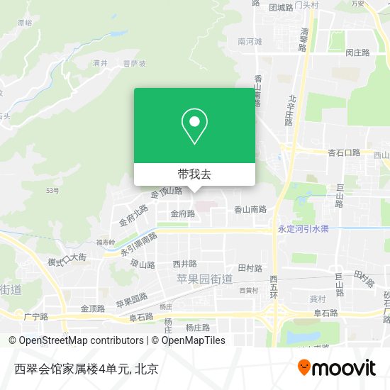 西翠会馆家属楼4单元地图