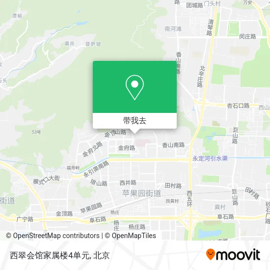 西翠会馆家属楼4单元地图