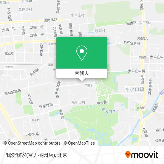 我爱我家(富力桃园店)地图