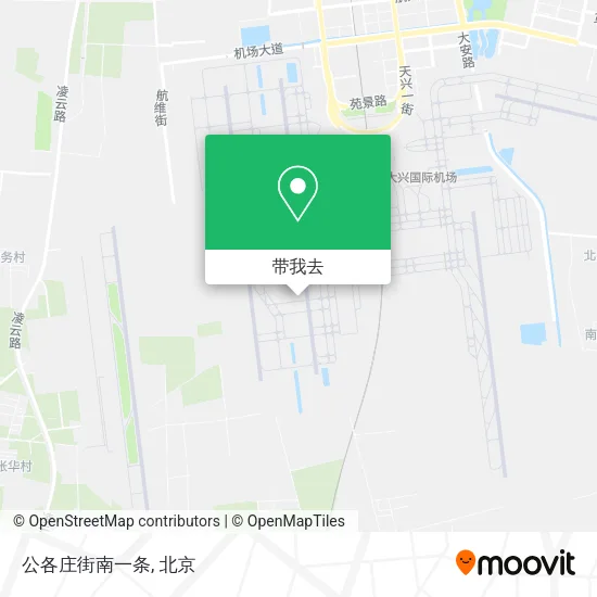 公各庄街南一条地图