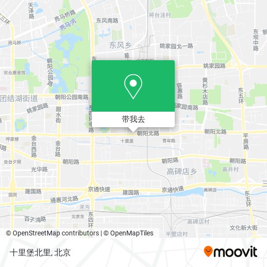 十里堡北里地图