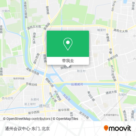 通州会议中心-东门地图