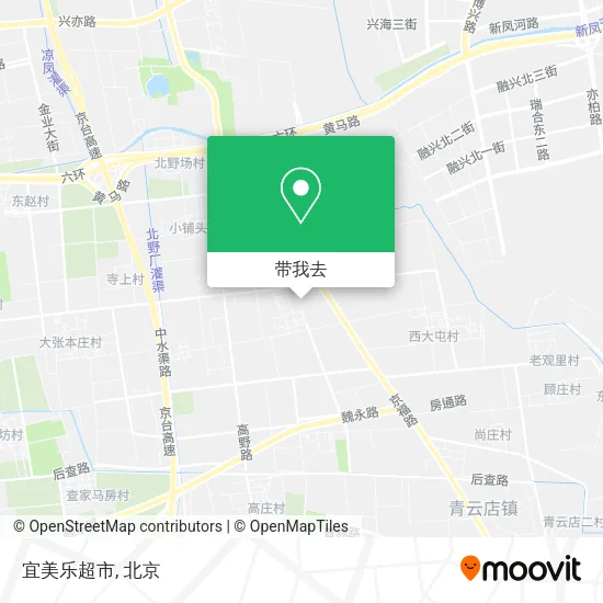 宜美乐超市地图