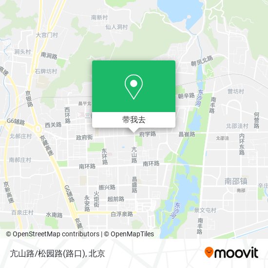 亢山路/松园路(路口)地图