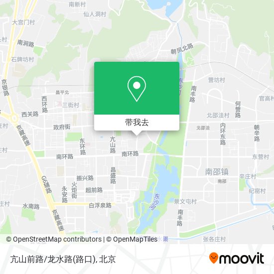 亢山前路/龙水路(路口)地图