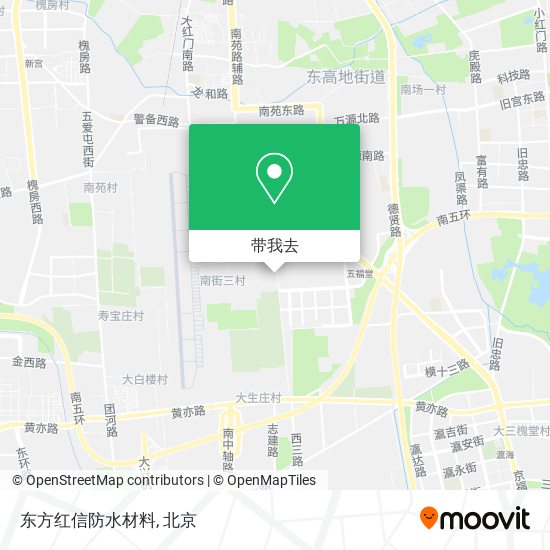 东方红信防水材料地图