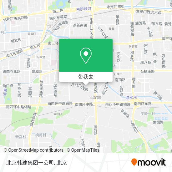 北京韩建集团一公司地图