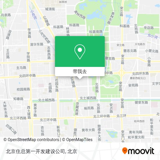 北京住总第一开发建设公司地图