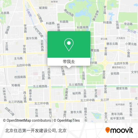 北京住总第一开发建设公司地图