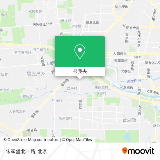 朱家垡北一路地图