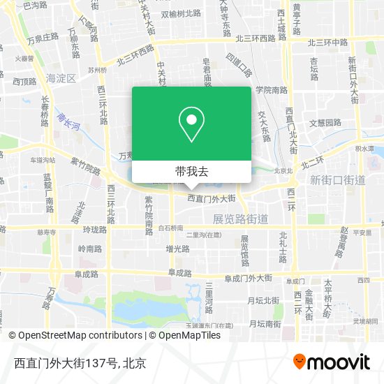 西直门外大街137号地图